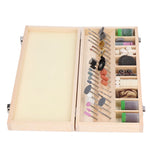 228Pcs Rotary Tool Accessory Kit Small Size High Efficiency Sanding Polishing Tools with 3mm Diameter Shank