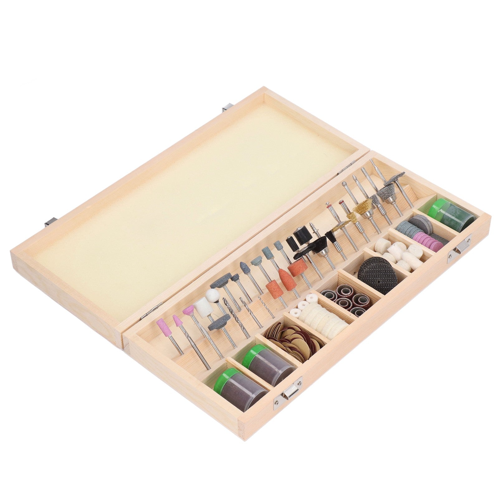 228Pcs Rotary Tool Accessory Kit Small Size High Efficiency Sanding Polishing Tools with 3mm Diameter Shank