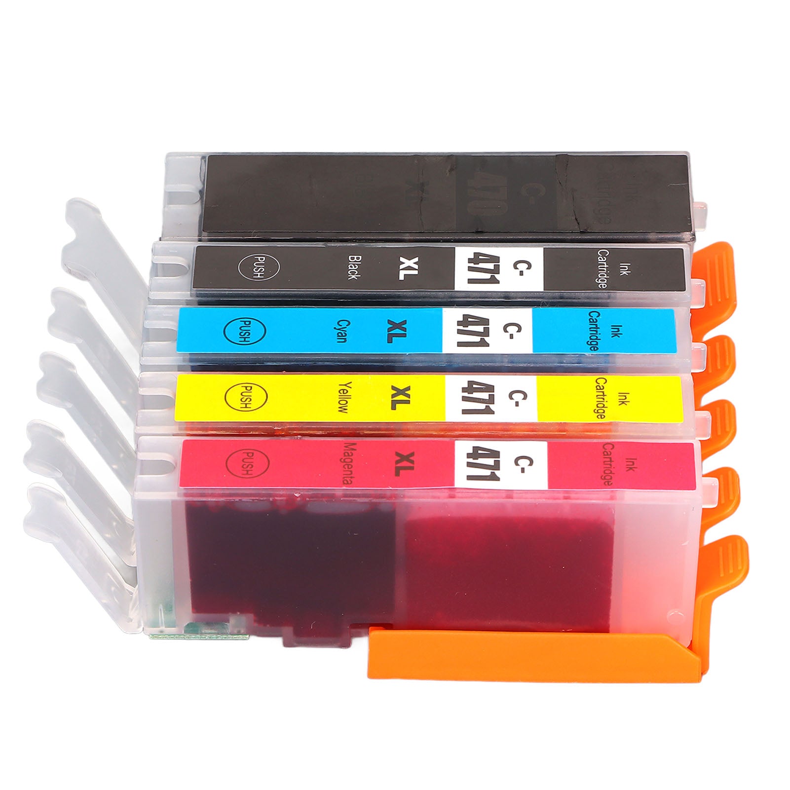 5Pcs Ink Cartridges ABS Cartridge Replacement for PIXMA MG5740 MG6840 MG7740 TS5040 TS6040