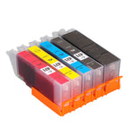5Pcs Ink Cartridges ABS Cartridge Replacement for PIXMA MG5740 MG6840 MG7740 TS5040 TS6040