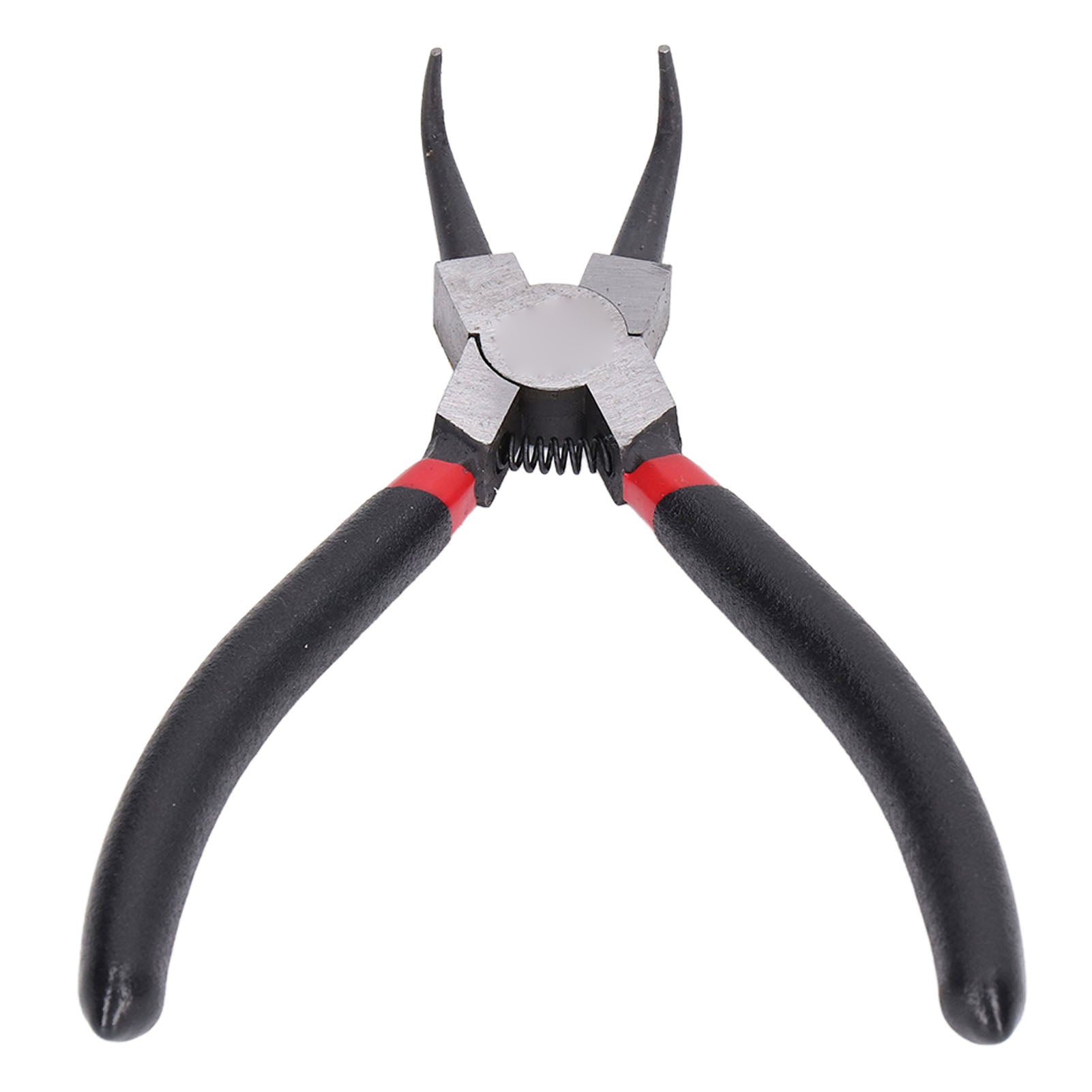 Internal Curved Retainer Ring Pliers Carbon Steel Rubber Circlip Pliers with Immersion Handle 6in