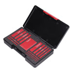 15pcs Setup Blocks Laser Engraved Size Aluminum Alloy High Strength Height Gauge Set for WoodworkingRed