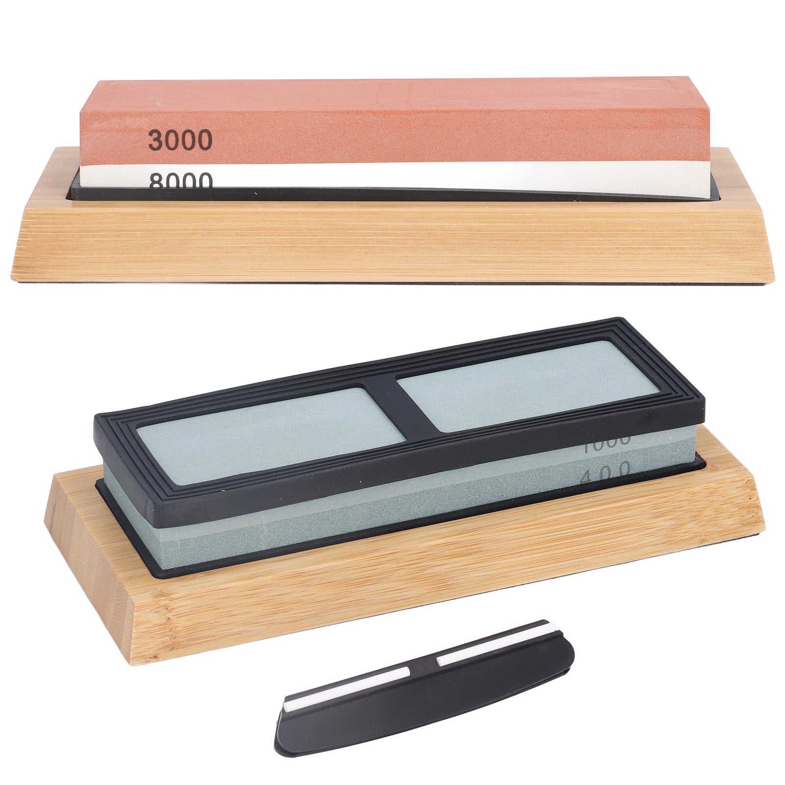 14Pcs/Set Whetstone Sharpening Stone Kit 400/1000 3000/8000 Whetstone Professional Knife Sharpening Stone Set