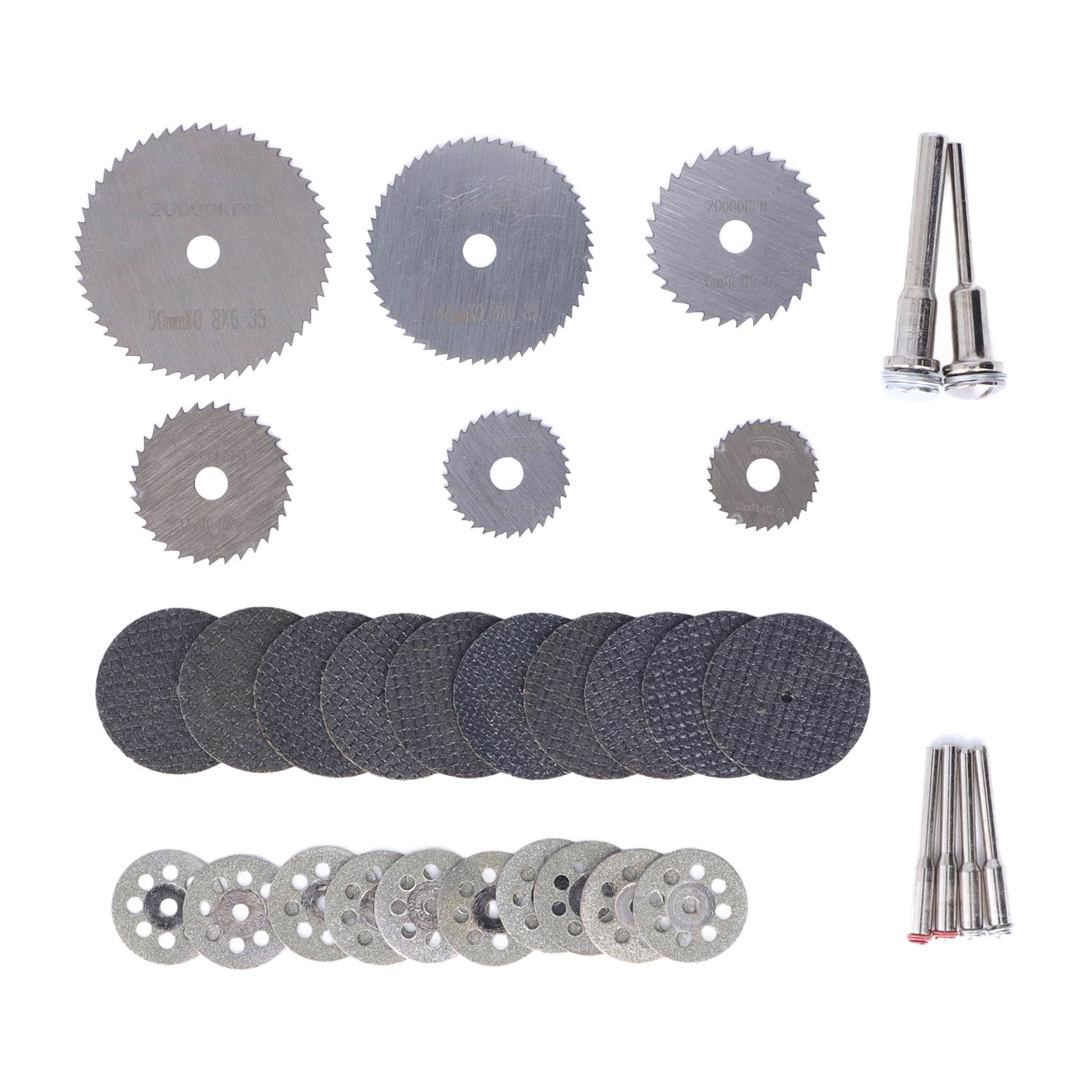 32PCS Cutting Blade Emery Grinding Blade HSS Wheel Wood Woodworking Double Mesh Grinding Wheel Set