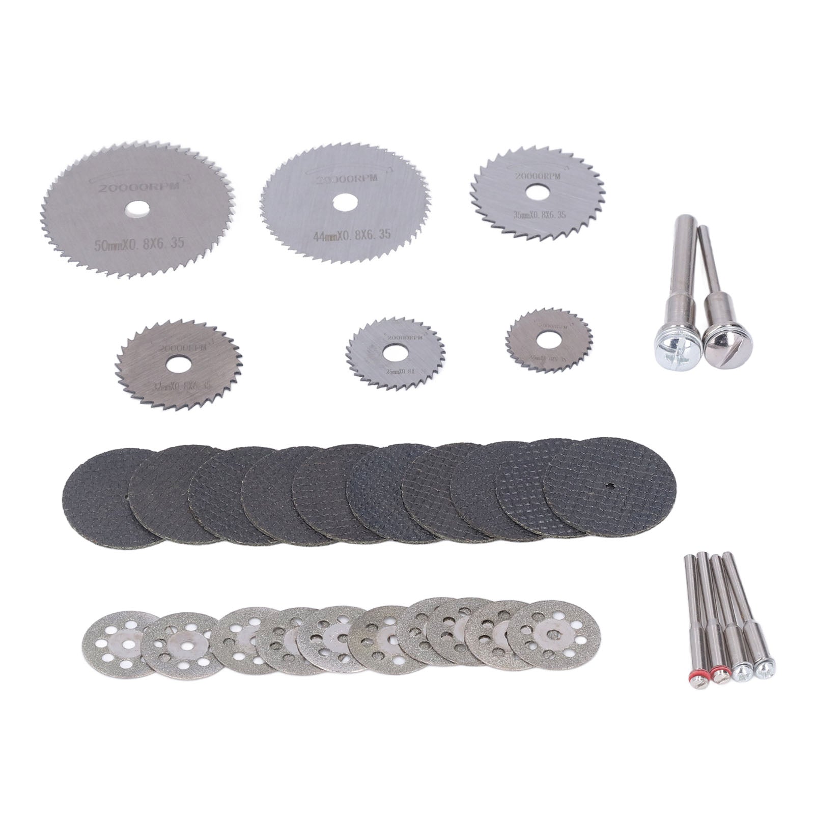 32PCS Cutting Blade Emery Grinding Blade HSS Wheel Wood Woodworking Double Mesh Grinding Wheel Set