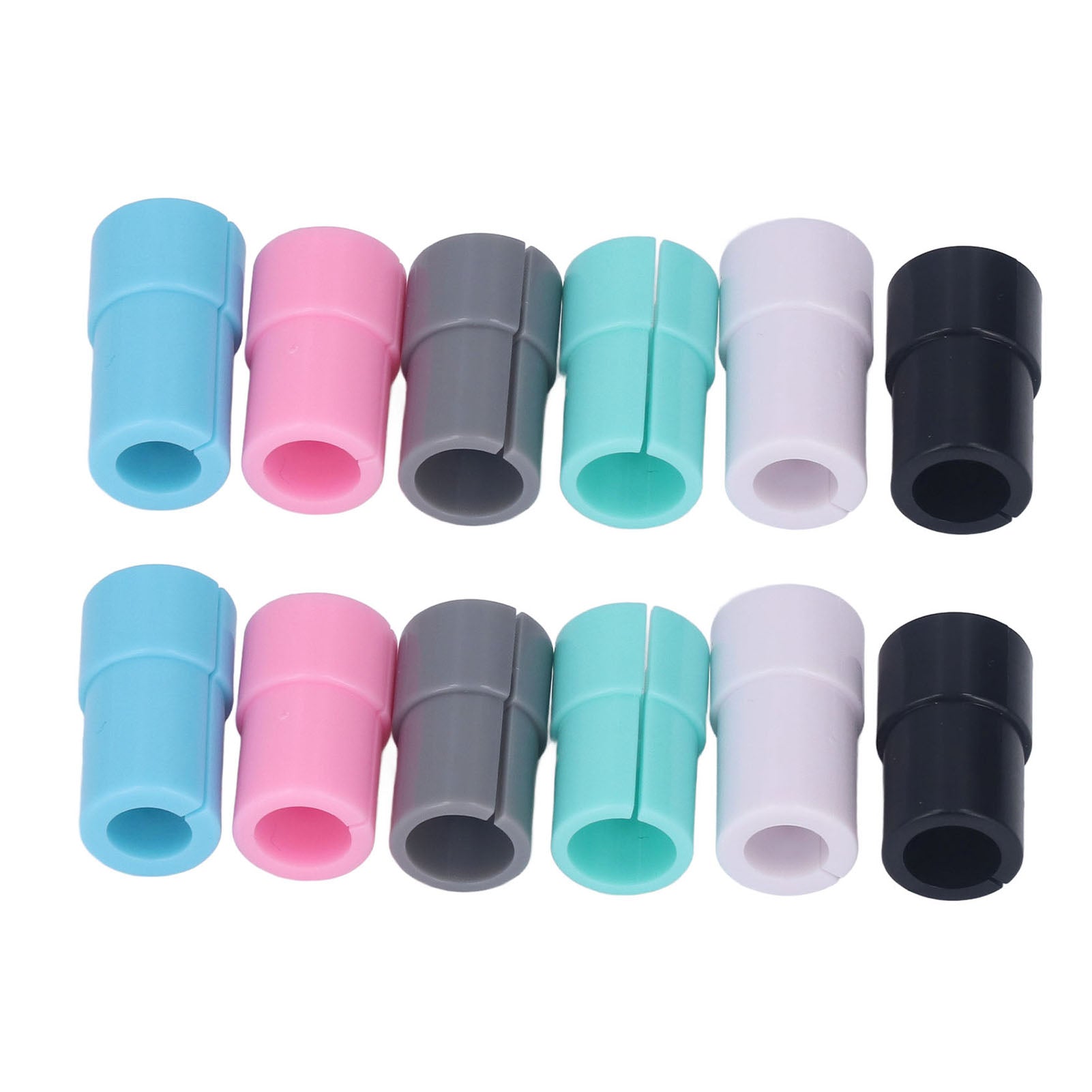 12Pcs Pen Adapter Holder ABS 6 Colours Tool Accessory Set Kit for Sharpie for Cricut