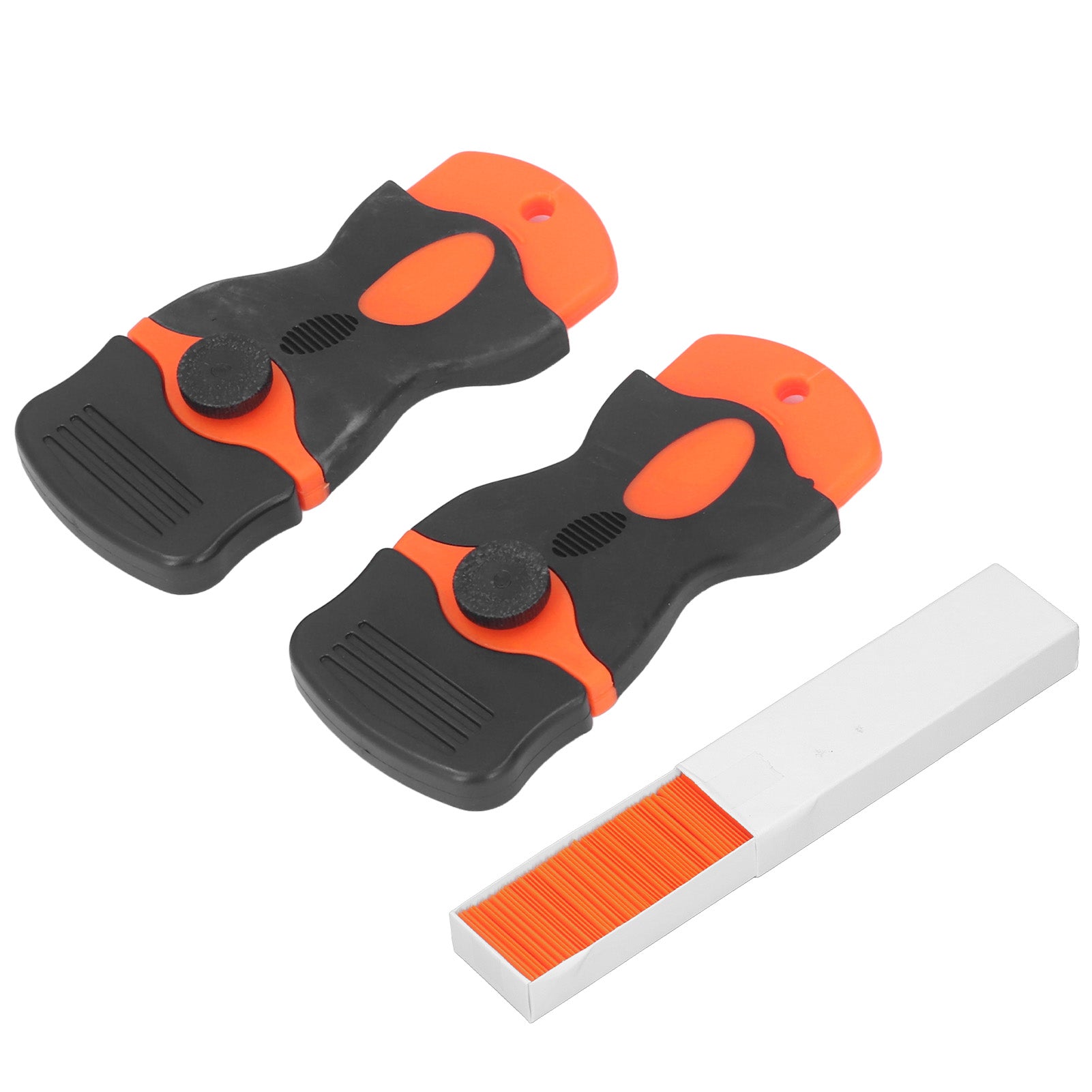 Single Edge Scraper Tool Set Plastic Scraper Blade Replacement for Home Caulking Removing Glue