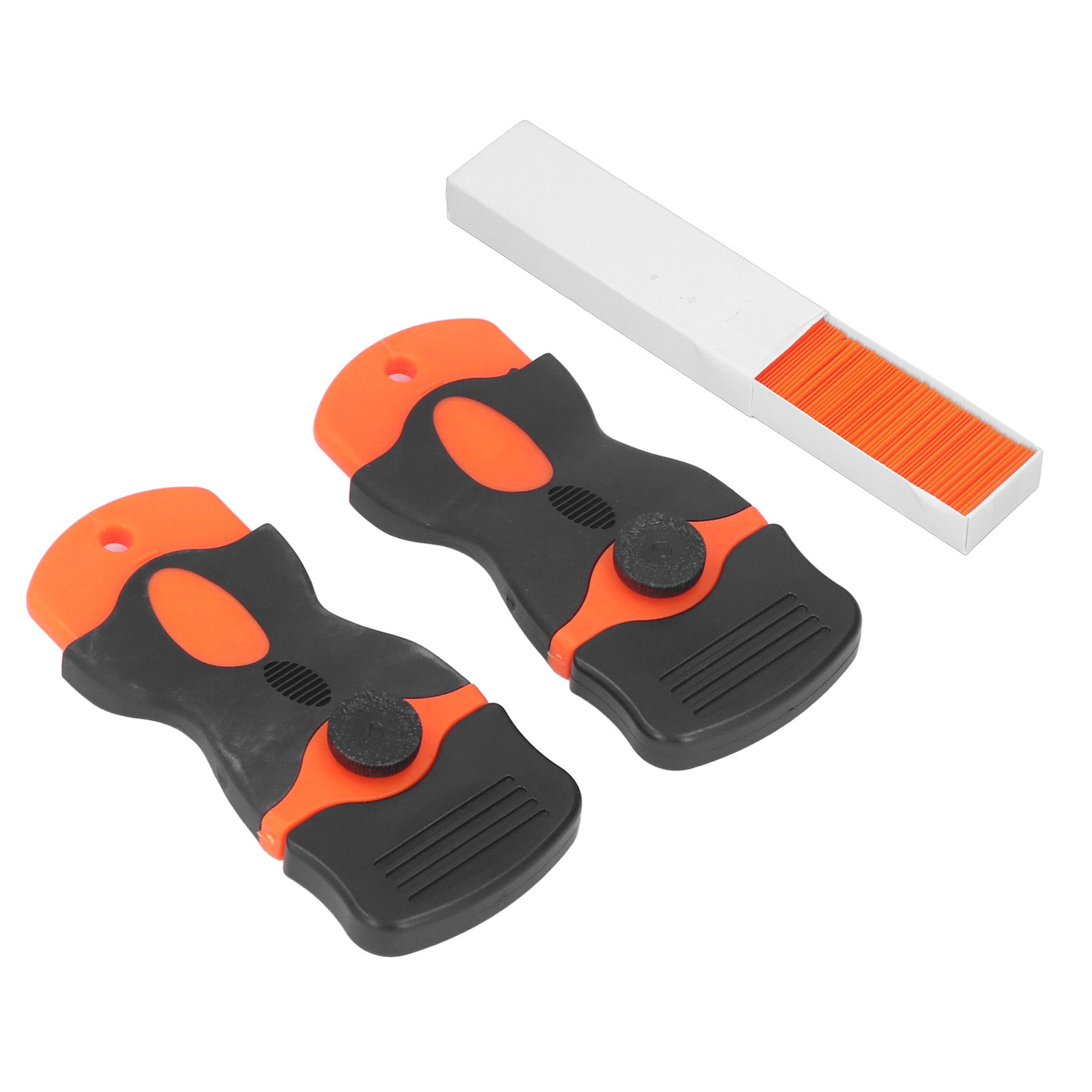 Single Edge Scraper Tool Set Plastic Scraper Blade Replacement for Home Caulking Removing Glue