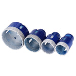 Diamond Hole Saw Kit Drill Brazed Core Bits 35 40 50 68mm M14 Thread for Glass Ceramic Granite