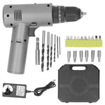 Electric Drill Cordless Brushed LED Digital Display 2 Speed High Power 30N.m Torsion AC100‑240V EU Plug