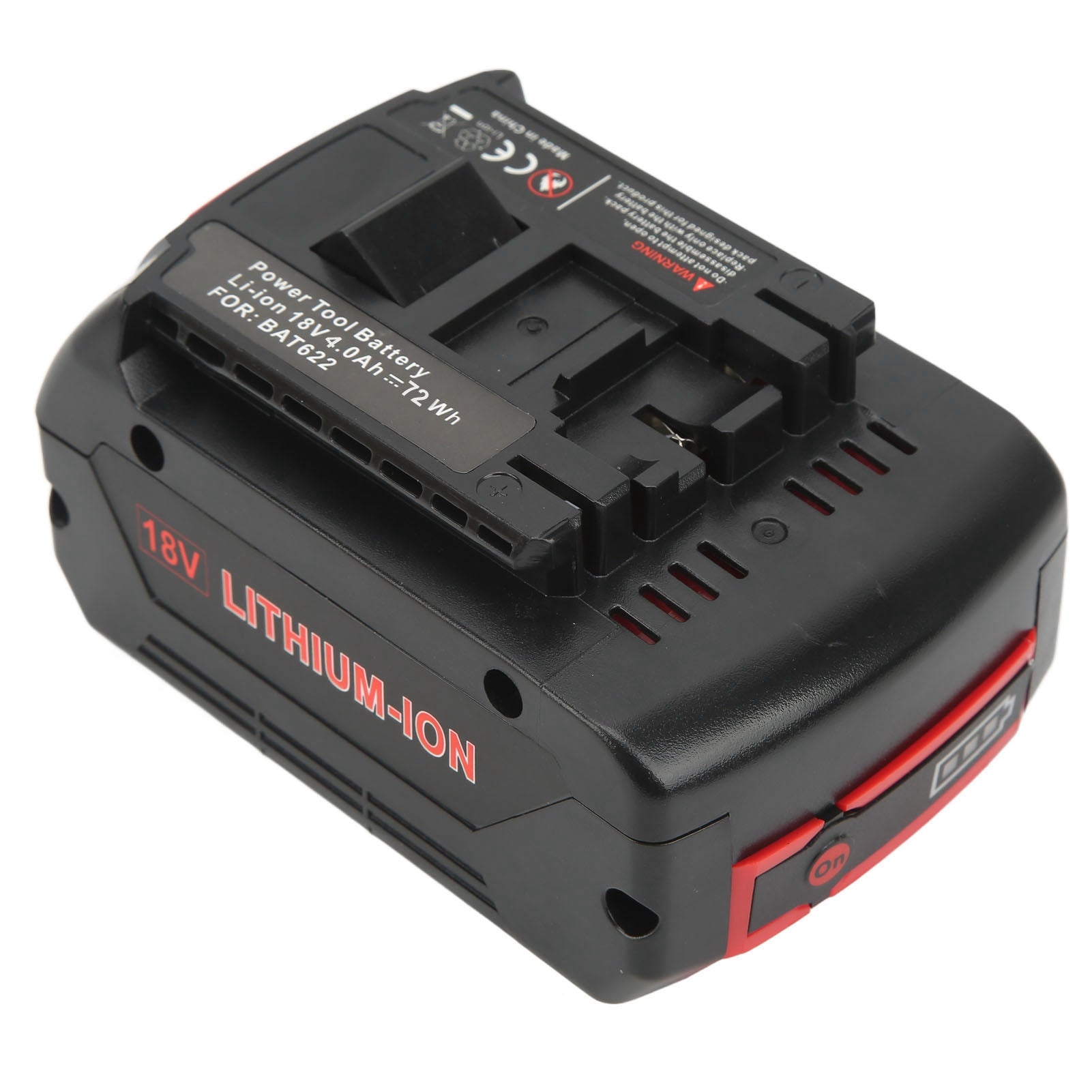 18V Replacement Lithium Ion Battery Cordless Power Tool Battery with LED Indicator for Bosch