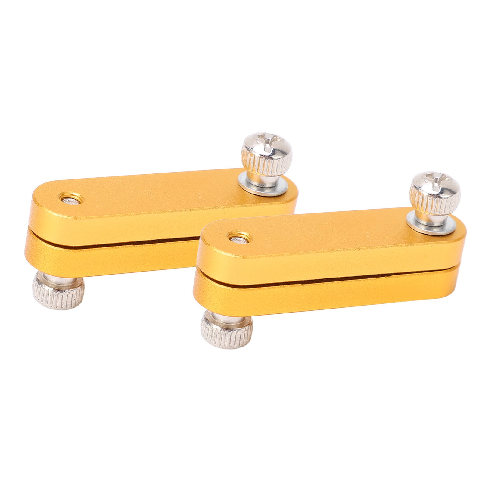 2PCS Ruler Limit Block Aluminum Alloy Accurate Adjustable Thickness Ruler Stop Fence for Woodworking