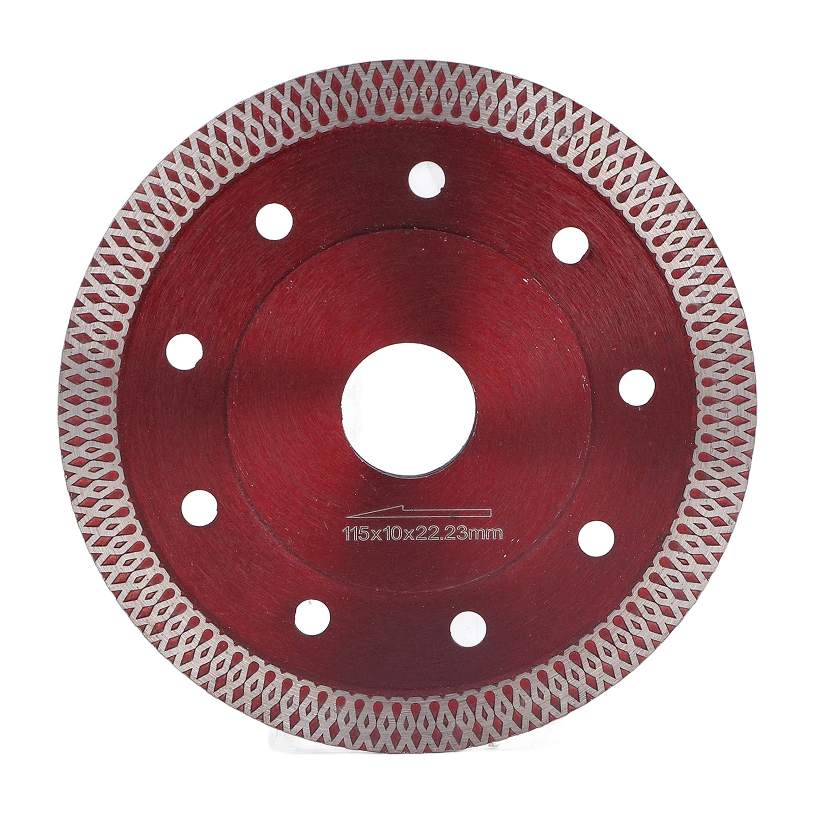 Super Thin Saw Blade Red Diamond 65 Manganese Alloy Steel Incisive Porcelain Saw Blade for Granite 4.5in