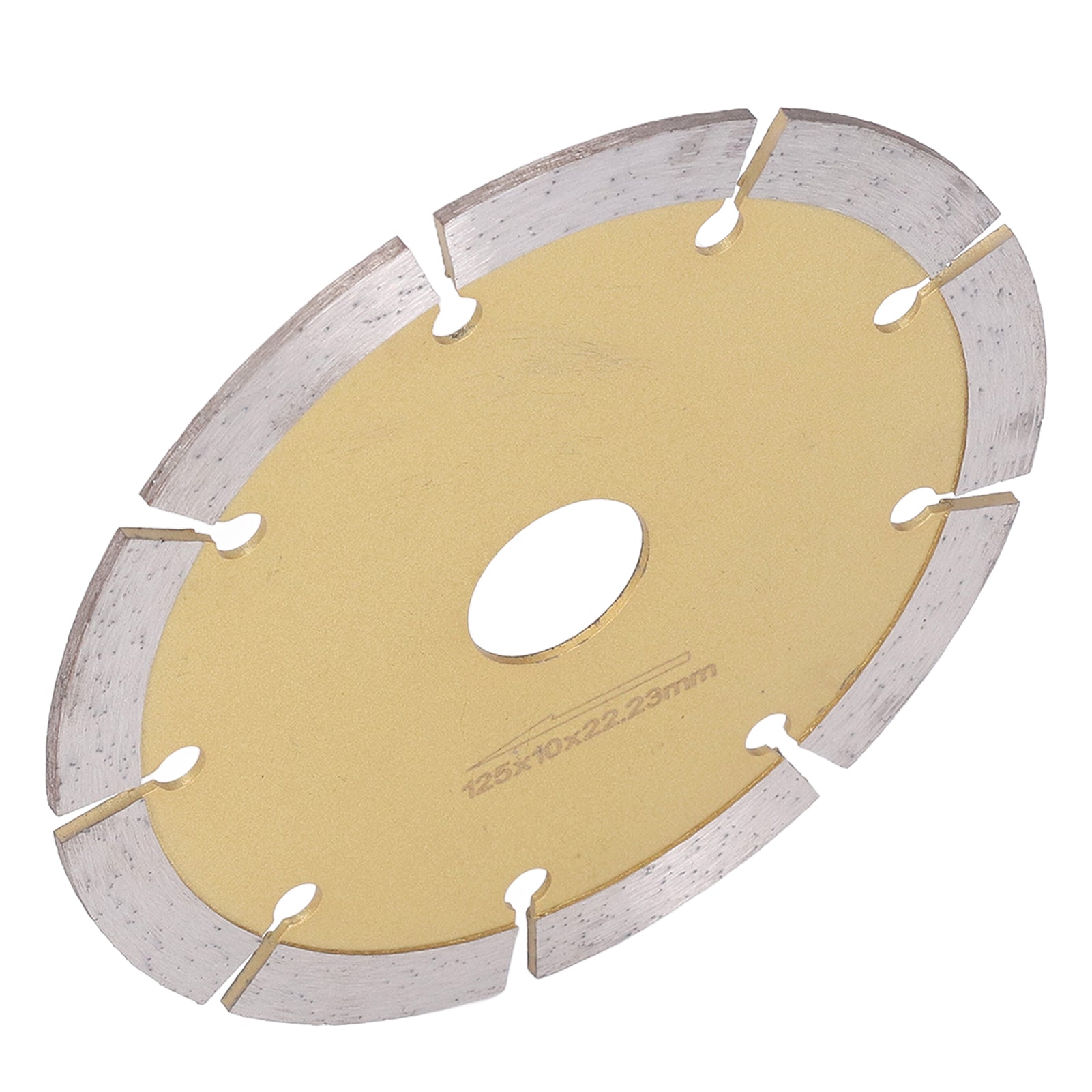 Segmented Diamond Saw Blade Ultra Thin Tooth Circular Diamond Cutting Wheel Saw Blade for Tile Granite Marble Ceramic 125mm/4.9in