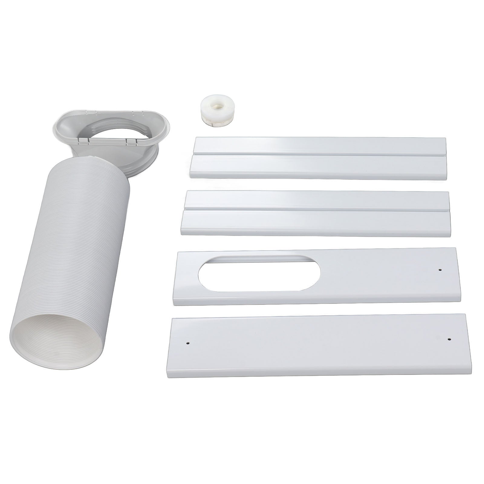 Air Conditioner Window Vent Kit Plate Universal Adapter Hose Portable AC Window Sealing Set for 150mm 130mm Hose