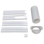 Air Conditioner Window Vent Kit Plate Universal Adapter Hose Portable AC Window Sealing Set for 150mm 130mm Hose