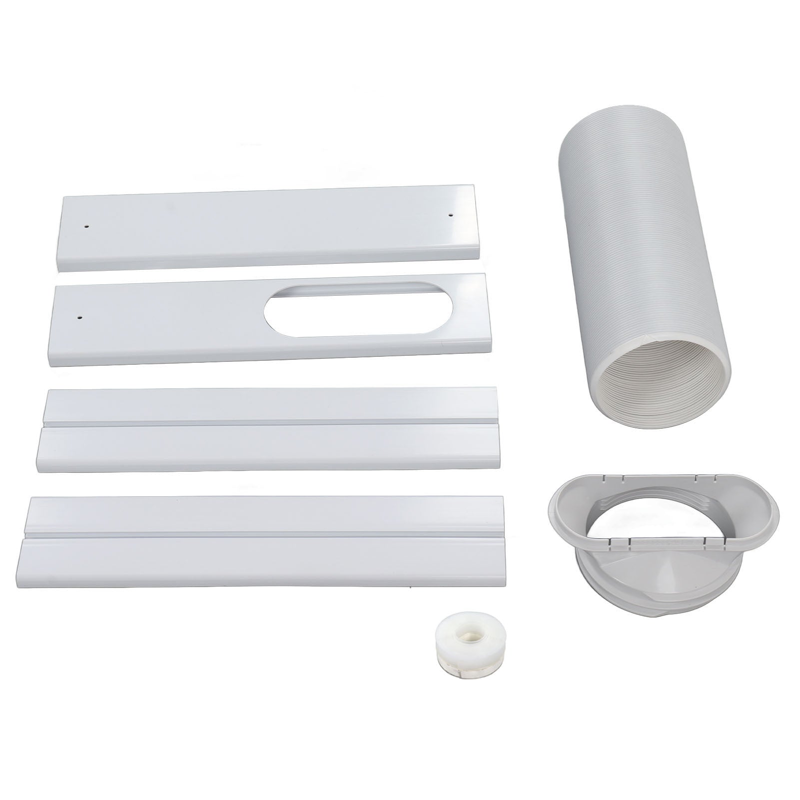 Air Conditioner Window Vent Kit Plate Universal Adapter Hose Portable AC Window Sealing Set for 150mm 130mm Hose