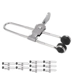 10PCS Lever Action Grid Clamp Multifunctional Stainless Steel Rust Proof Tile Mounting Clips