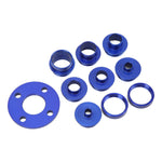 10 Pcs Set Router Template Guides Bushing High Strength Aluminum Alloy Router Bit Template Bushing Set