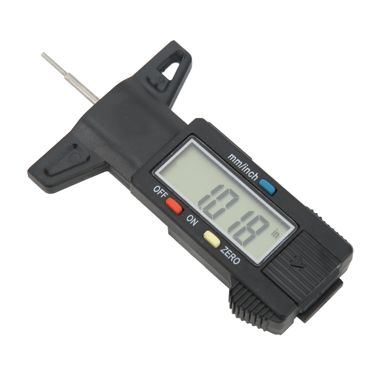 Digital Tread Depth Gauge 0 to 25mm Range LCD Display Accurate Universal Tire Tread Depth Measuring Tool