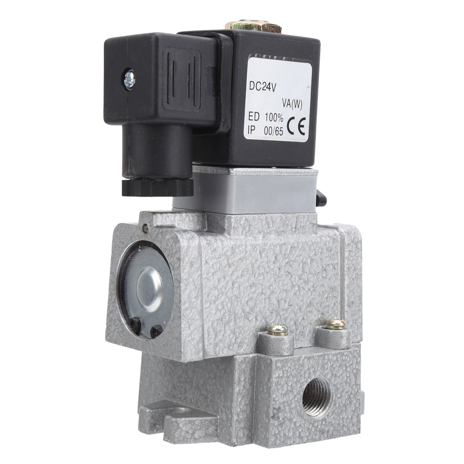 Pneumatic Solenoid Valve 2 Position 3 Way Electric Controller G1/4in K23JD‑8 10 HzDC24V