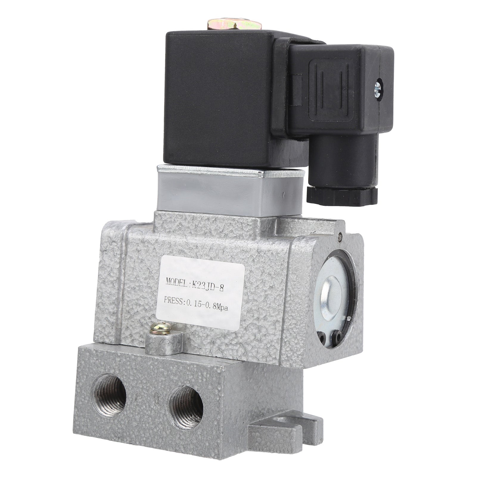 Pneumatic Solenoid Valve 2 Position 3 Way Electric Controller G1/4in K23JD‑8 10 HzDC24V