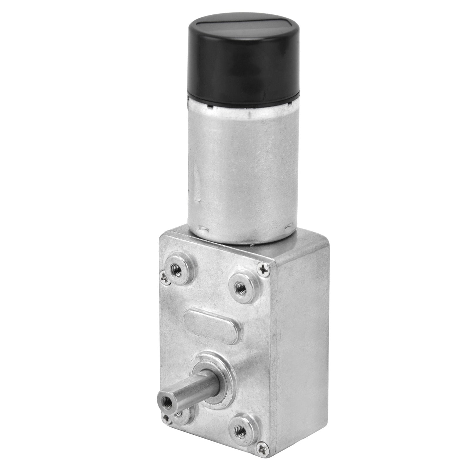 DC Worm Gear Motor 15mm Double Shaft Speed Reduction Drive Device with Encoder JGY‑370DC12V 23RPM