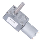 Worm Gear Motor Silent Durable Wearproof Rustproof High Thermal Conductivity Low Corrosion Resistant Low Speed Gear ReducerDC6V 23RPM