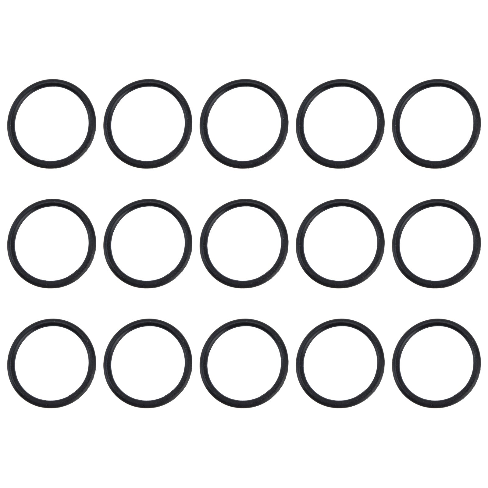 15Pcs Round Rubber Motor Belt Nitrile Rubber O Rings 5mm Diameter for Mechanical Equipment Transmission Parts5405-0005-0214