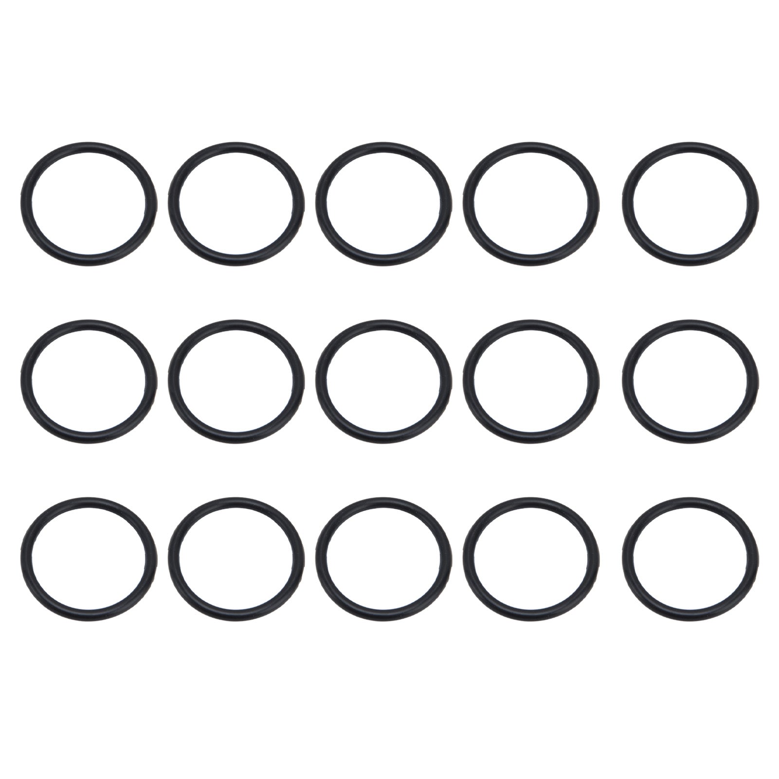 15Pcs Round Rubber Motor Belt Nitrile Rubber O Rings 5mm Diameter for Mechanical Equipment Transmission Parts5405-0005-0214