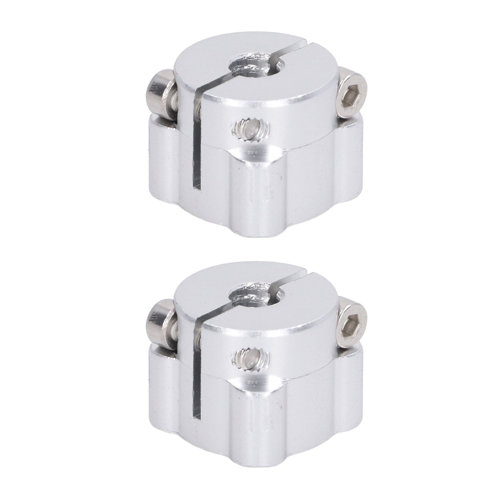 2PCS 8mm Clamping Collars High Load Aluminum Alloy Round Parts Shaft Clamp 3310‑0016‑5008