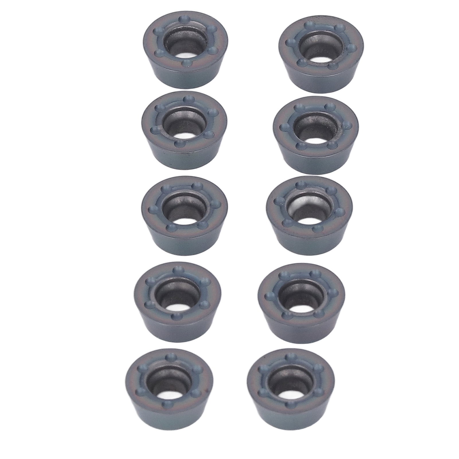 10 Pcs Lathe Carbide Blade Round Wood Turning Cutter High Precise Wear Proof CNC Milling Insert