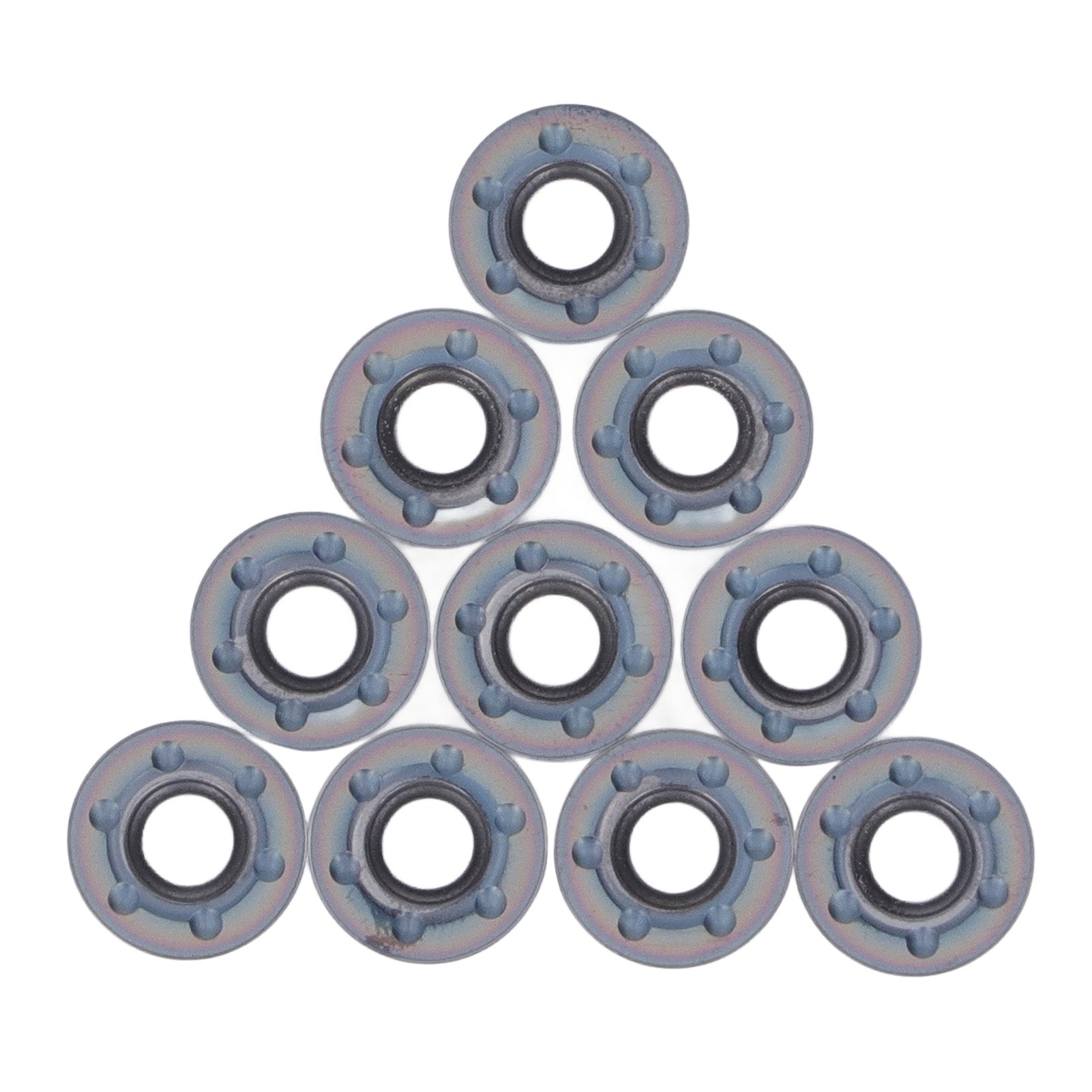 10 Pcs Lathe Carbide Blade Round Wood Turning Cutter High Precise Wear Proof CNC Milling Insert