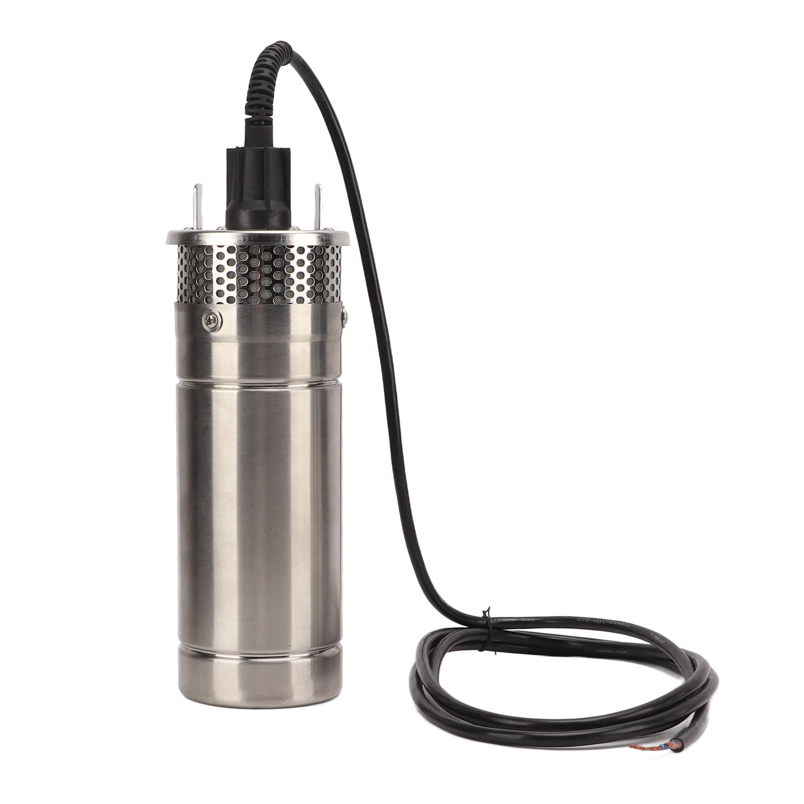 Submersible Deep Well Pump High Flow Solar Energy Stainless Steel Body Red Copper Coil Water Pump 1/2in 120W DC12V 10A