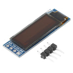 0.91in OLED Display Module IIC Interface 128x32 White/Blue Display Module 3.3~5VBlue