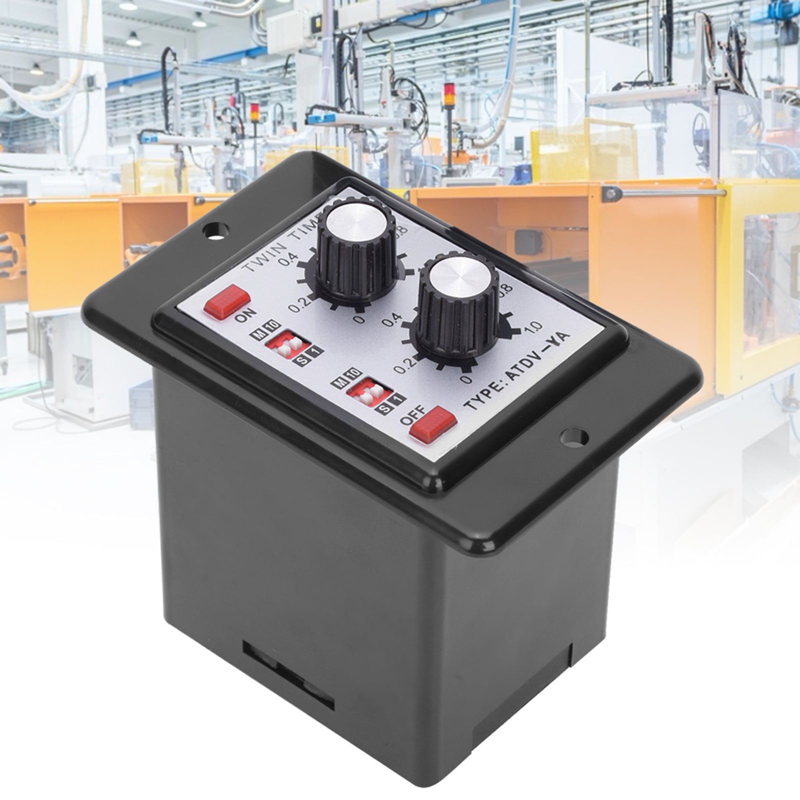 Knob Control Time Switch Relay On Off Timer Relay ATDVYA AC110v  50/60Hz