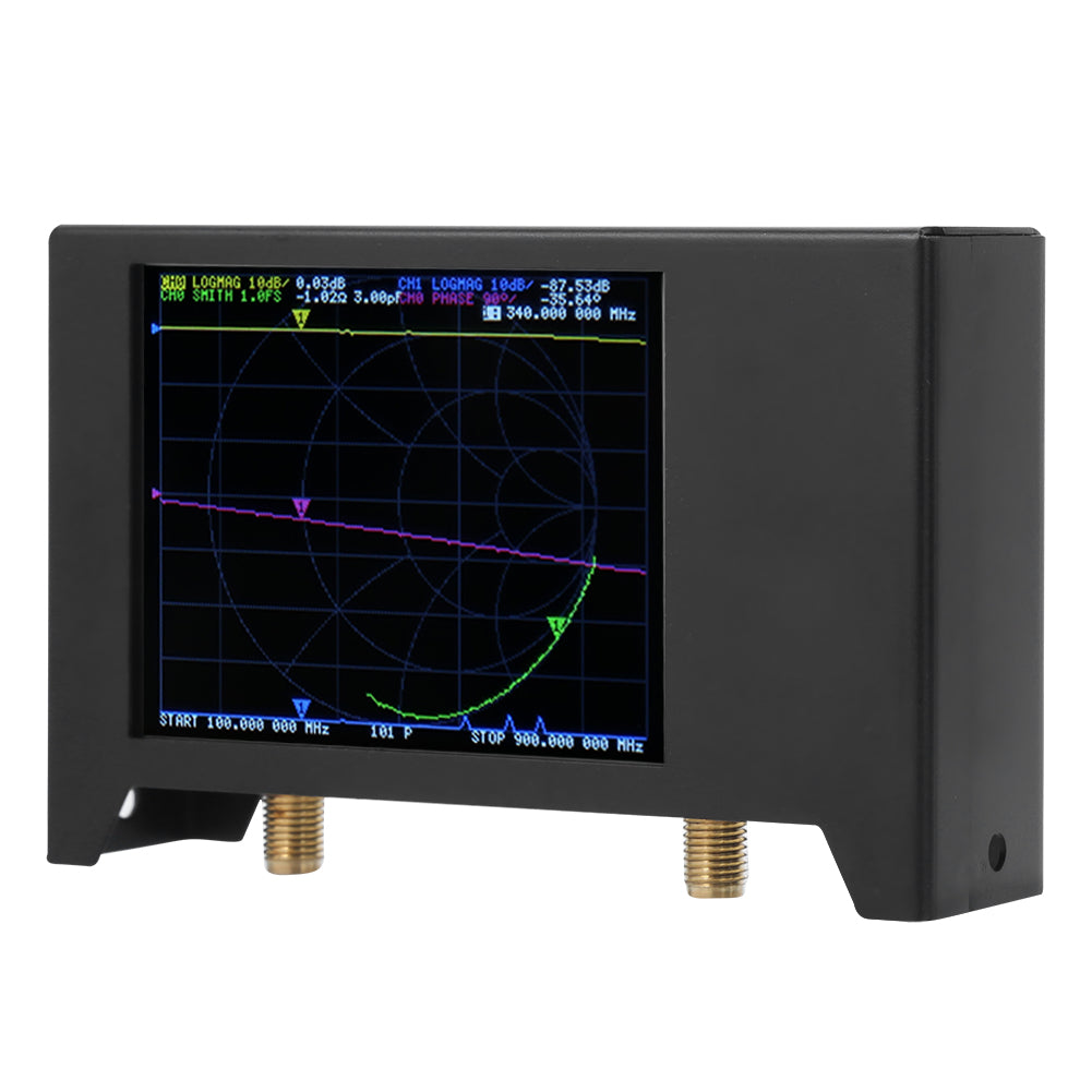 50KHz‑3GHZ Antenna Analyzer 2.8in Screen with Shell Network Analysising Tool SAA2 NanoVNA V2
