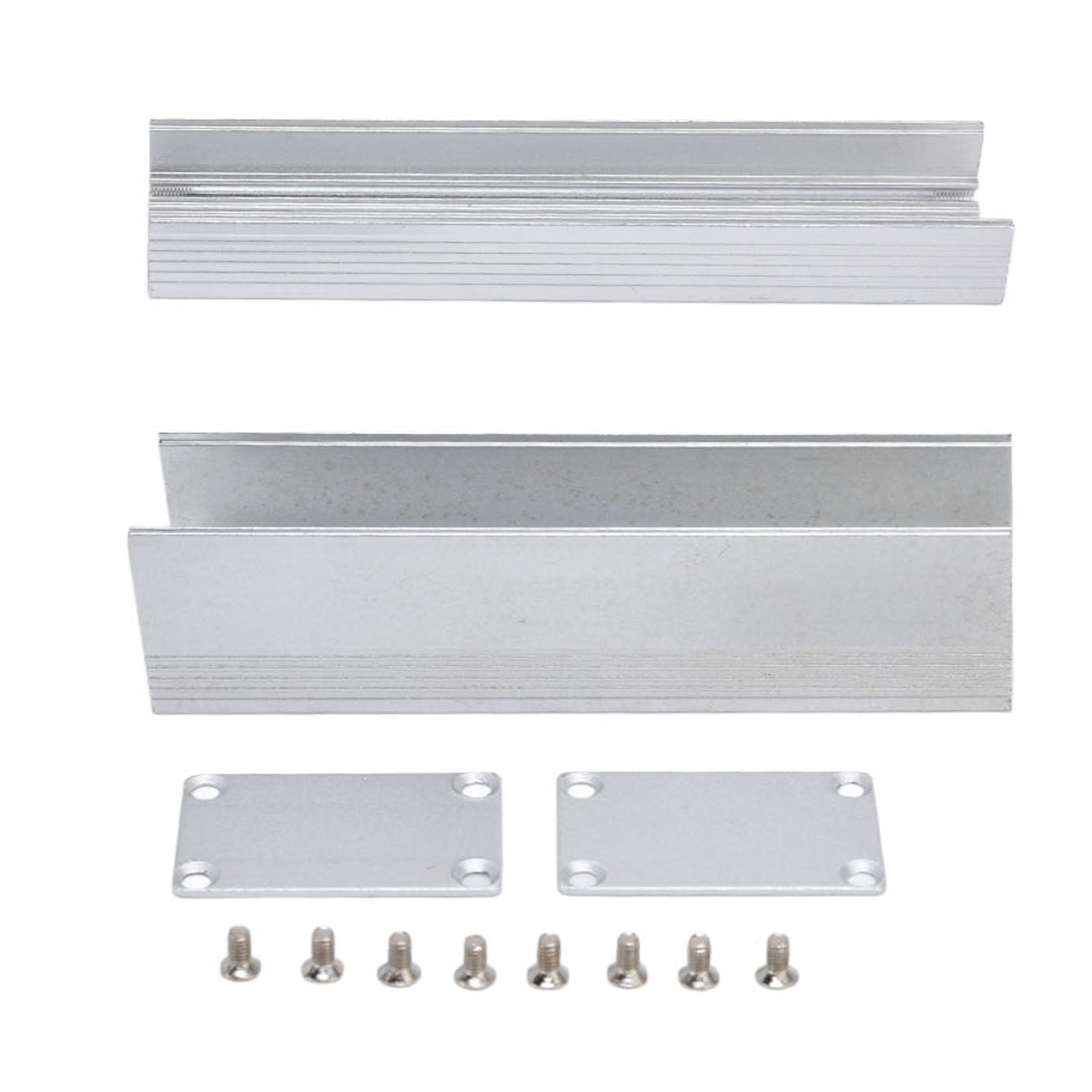 Aluminum Alloy Enclosure Power Amplifier Junction Box Electronic DIY Protective Cooling Case