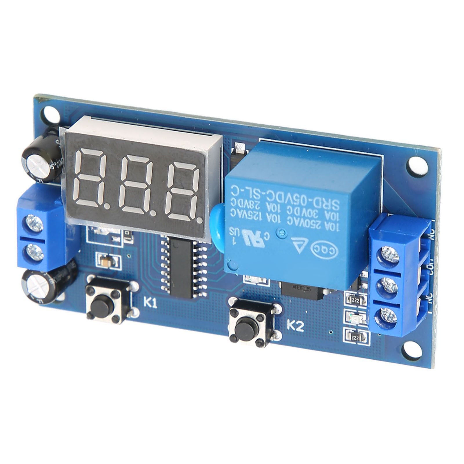 Trigger Delay Time Module Switch Control Relay Cycle Timer with Digital LED Display DC 5V