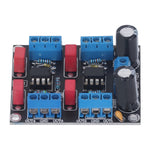 Chip Driver Board 2 Power Supply 4 Channel Pre Amplifier Module NE5532 5W DC12V‑15V