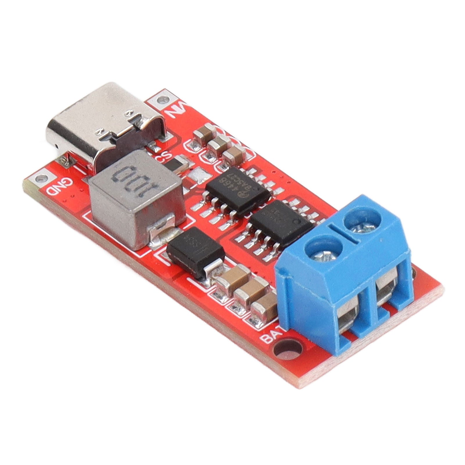 Battery Charger Module 4S Li Ion Batteries Charging Board Step Up Boost Type C to 16.8V Red 2A Input 0.56A Charge