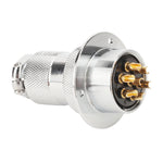 Aviation Plug Socket Compact Size Stable Performance Plugging Unplugging Resistance AC DC