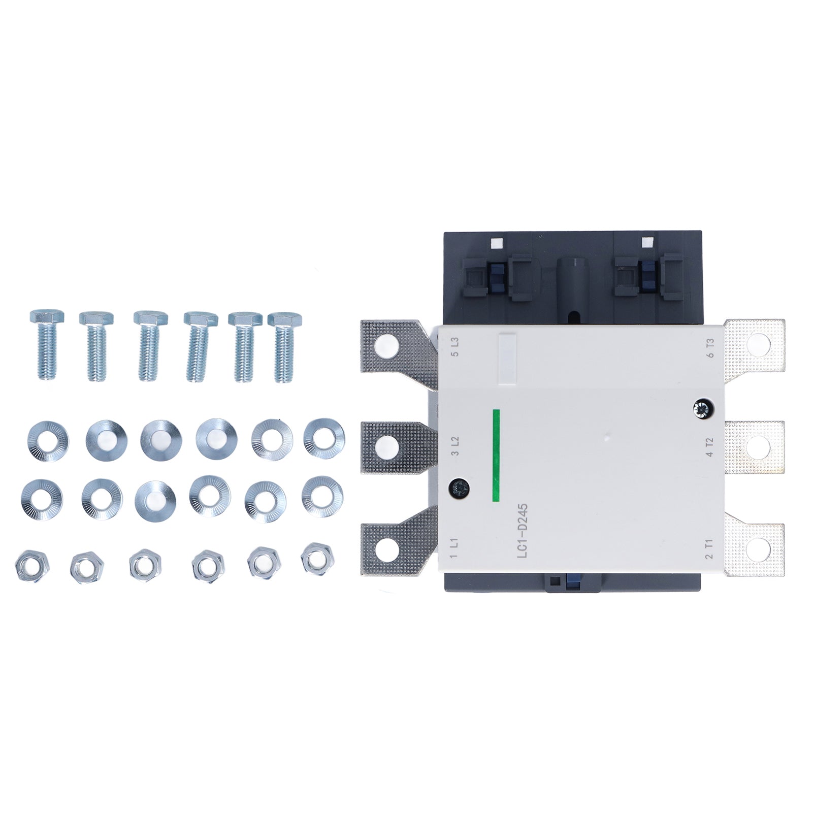 3 Pole Motor AC Contactor Copper Coil Silver Contact Strong Load Capacity 3P AC Contactor 245A 110V