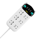 Power Strip Multifunctional USB Port ABS Flame Retardant Socket Strip for Home Office