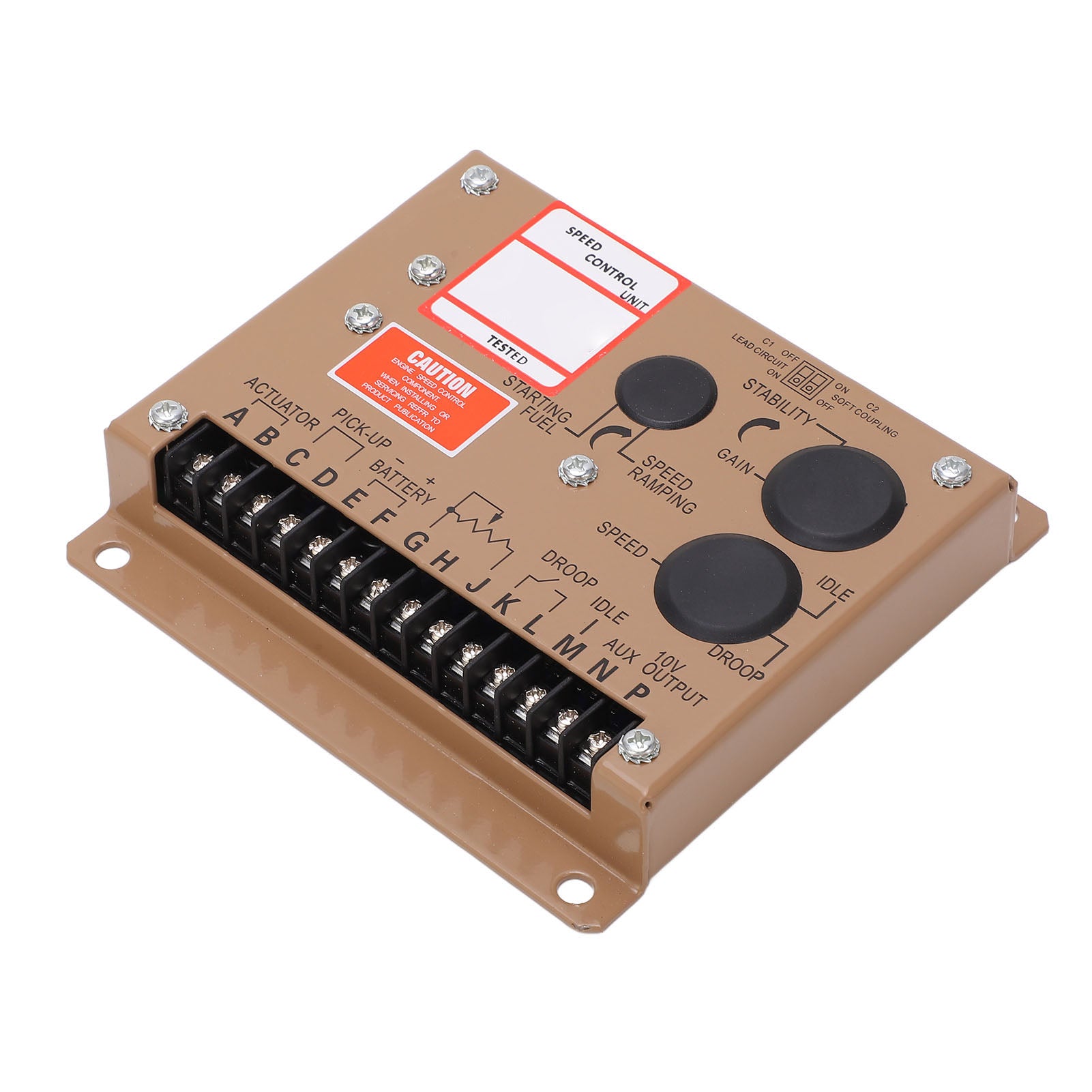 Generator Speed Control Unit Panel Fuel Controlling Aluminium Alloy Generator Speed Controller Governor ESD5522