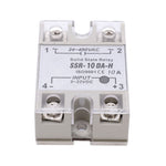 10A Single Phase Solid State Relay SSR Relay Module for Control System 3‑32VDC 24‑480VAC