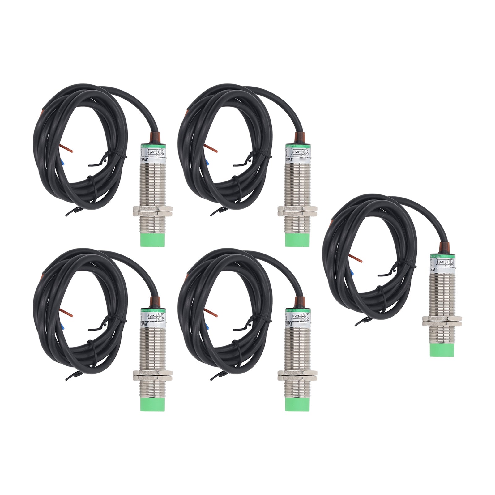 5Pcs Proximity Sensor NPN Normally Closed Detecting Switch 6‑36V DC Accessory Set Kit