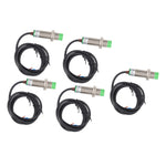 5Pcs Proximity Sensor NPN Normally Closed Detecting Switch 6‑36V DC Accessory Set Kit