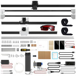 NEJE Laser Engraver Kit Large Engraving Area Strong Compatibility Laser Machine for Black Acrylic Plastic UK Plug 100-240V