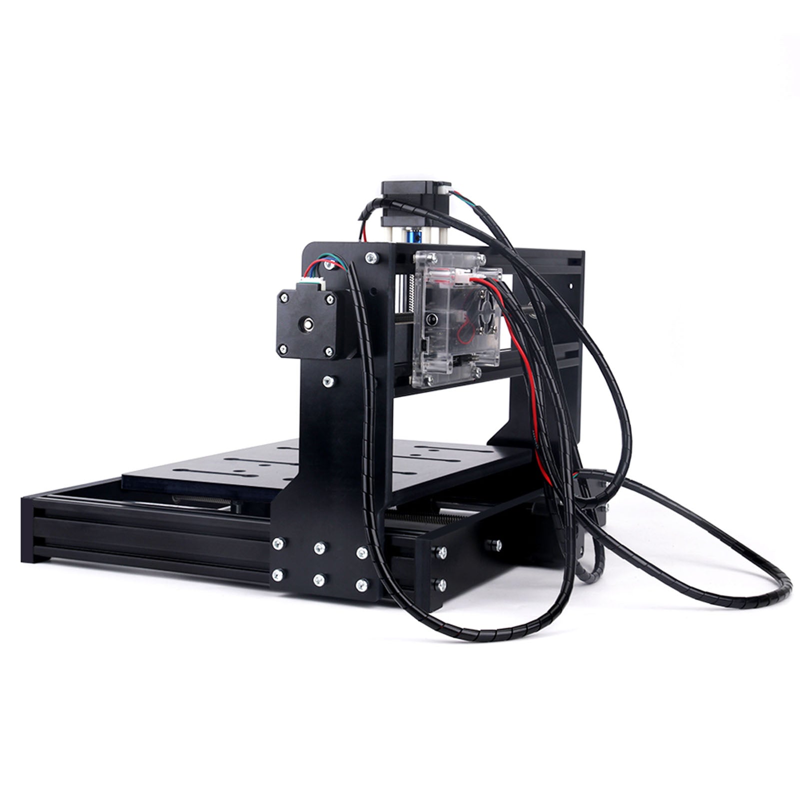 CNC Engraver Machine Mini Desktop 3 Axes GRBL Control DIY Marking with Spindle Motor ER11 3020 US Plug 100‑240V